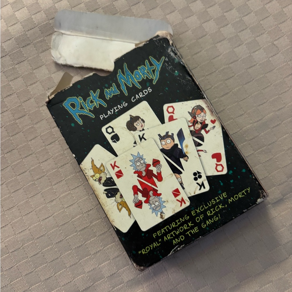 Complete Deck Rick and Morty Playing Cards